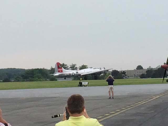 Boeing B17 Taking Off