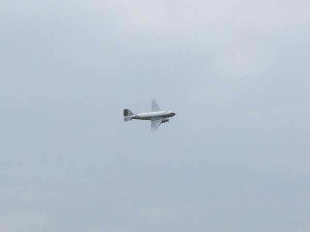 C47D airplane Flyover