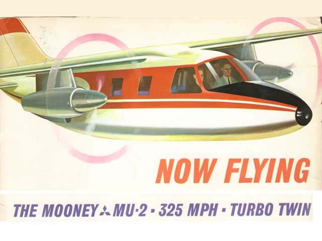 Mooney MU2 Airplane