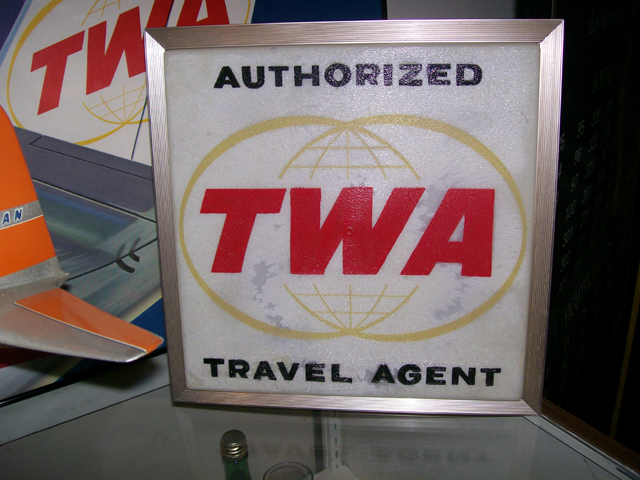 old TWA Sign